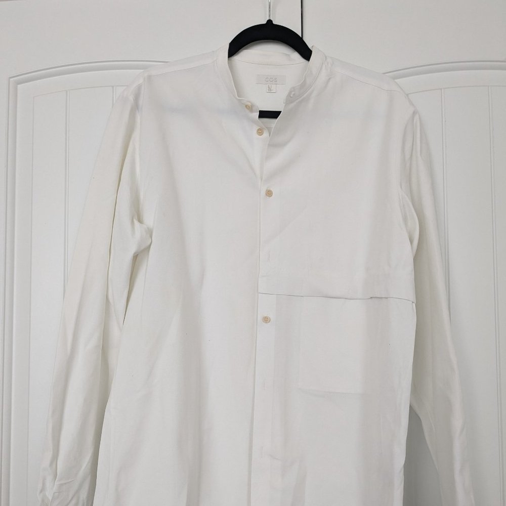 COS white casual shirt
